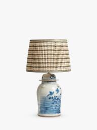 OKA Fenghuang Ceramic Table Lamp Base, Blue - thumbnail 3