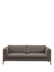 John Lewis Nest Grand 4 Seater Leather Sofa, Light Leg - thumbnail 5