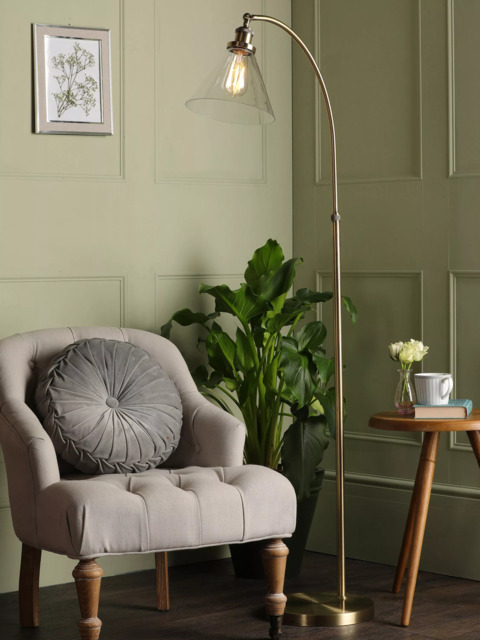 Laura Ashley Isaac Floor Lamp, Brass - image 1