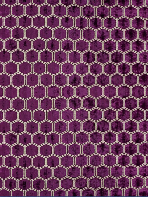 Designers Guild Manipur Made to Measure Curtains or Roman Blind, Damson - image 1