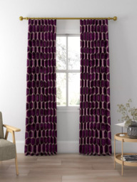 Designers Guild Manipur Made to Measure Curtains or Roman Blind, Damson - thumbnail 3
