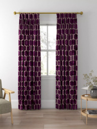 Designers Guild Manipur Made to Measure Curtains or Roman Blind, Damson - thumbnail 5