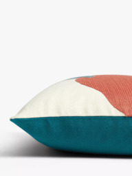 John Lewis Floral Crop Embroidered Cushion - thumbnail 4