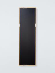 John Lewis Rounded Corners Oak Wood Frame Full Length Wall Mirror, 120 x 35cm, Natural - thumbnail 3