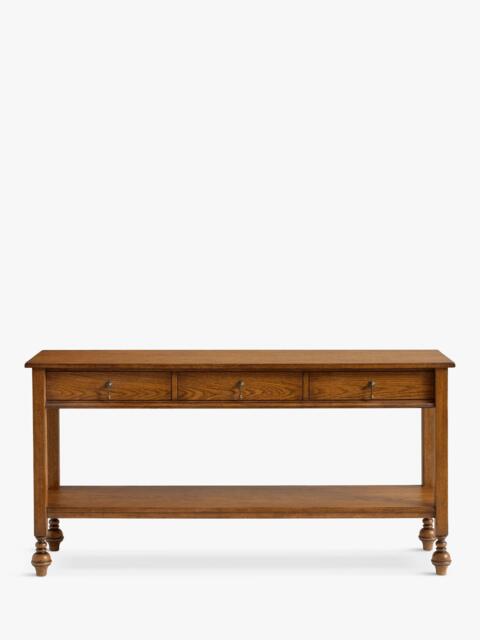 Pottery Barn Summerville Console Table, Tuscan Brown - image 1