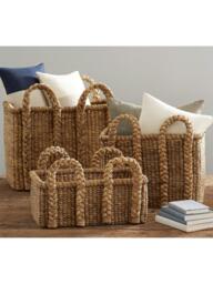 Pottery Barn Beachcomber Seagrass Low Basket, Natural - thumbnail 2