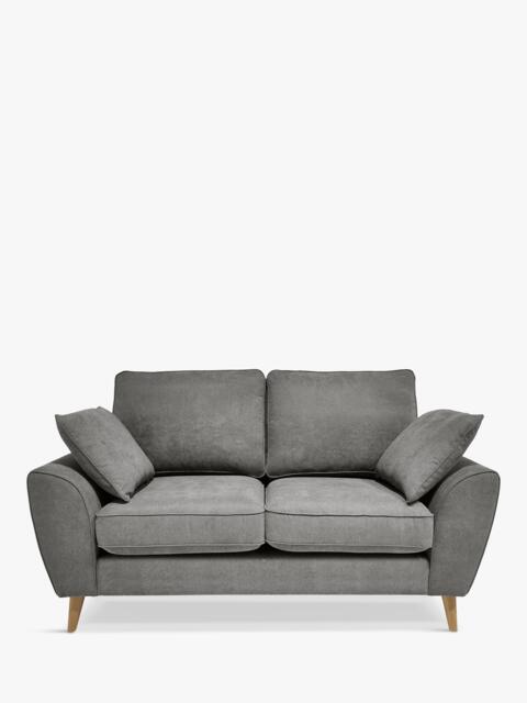 John Lewis Ambleside Small 2 Seater Sofa, Light Leg, Chenille Grey - image 1
