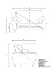 John Lewis Ambleside Small 2 Seater Sofa, Light Leg, Chenille Grey - thumbnail 4