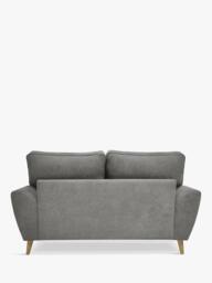 John Lewis Ambleside Small 2 Seater Sofa, Light Leg, Chenille Grey - thumbnail 2