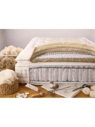 John Lewis British Natural Collection Farndale Lambswool Pillowtop 16500 Pocket Spring Mattress, Small Double - thumbnail 2