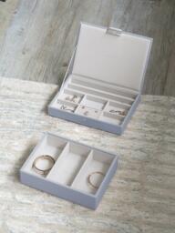 Stackers Faux Leather Classic Jewellery Box Set - thumbnail 2