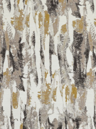 Harlequin Takara Pair Lined Eyelet Curtains, Mustard/Charcoal - thumbnail 2