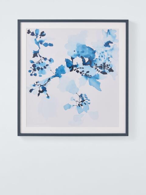 John Lewis Jen G 'Indigo Rock 9' Framed Print & Mount, H82 x W79cm, Blue - image 1