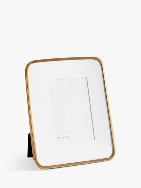 Pottery Barn Radius Photo Frame & Mount, Brass - image 1