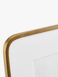 Pottery Barn Radius Photo Frame & Mount, Brass - thumbnail 6
