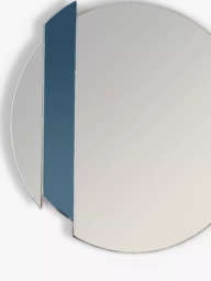 Där Yulia Round Wall Mirror, 50cm, Clear/Smoke - thumbnail 3