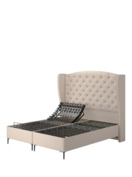 TEMPUR® Suffolk Slim Divan Adjustable Disc Upholstered Bed, Super King Size - thumbnail 3