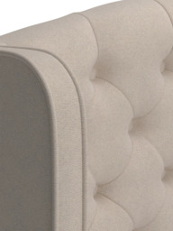 TEMPUR® Suffolk Slim Divan Adjustable Disc Upholstered Bed, Super King Size - thumbnail 2