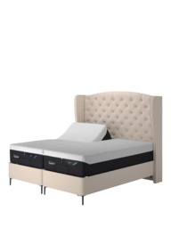 TEMPUR® Suffolk Slim Divan Adjustable Disc Upholstered Bed, Super King Size