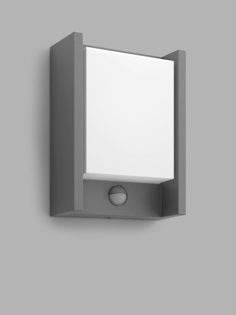 Philips Arbour LED PIR Motion Sensor Outdoor Wall Light, Anthracite - image 1