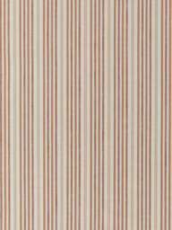 John Lewis Ottoman Stripe Made to Measure Curtains or Roman Blind, Terracotta