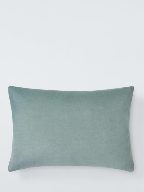 John Lewis Rectangular Cotton Velvet Cushion - image 1