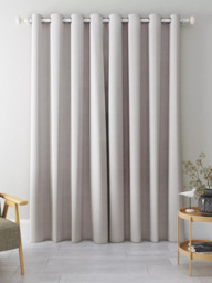 John Lewis Alda Weave Pair Lined Eyelet Curtains - thumbnail 5