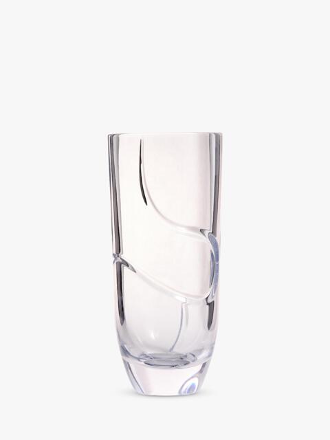 Vera Wang Luxe Graphite Cut Glass Crystal Vase, H21cm, Clear - image 1