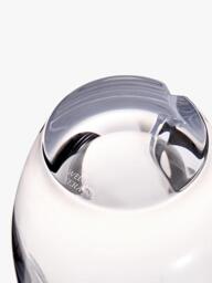 Vera Wang Luxe Graphite Cut Glass Crystal Vase, H21cm, Clear - thumbnail 3