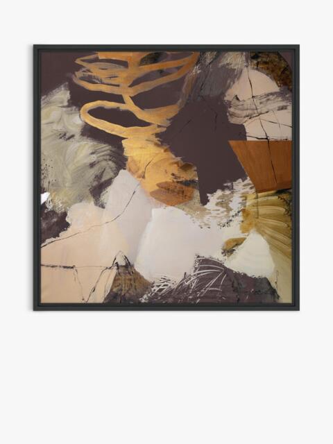 John Lewis Natasha Barnes 'Sweet Velvet' Framed Canvas Print, 64 x 64cm, Brown/Gold - image 1