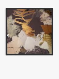 John Lewis Natasha Barnes 'Sweet Velvet' Framed Canvas Print, 64 x 64cm, Brown/Gold - thumbnail 1