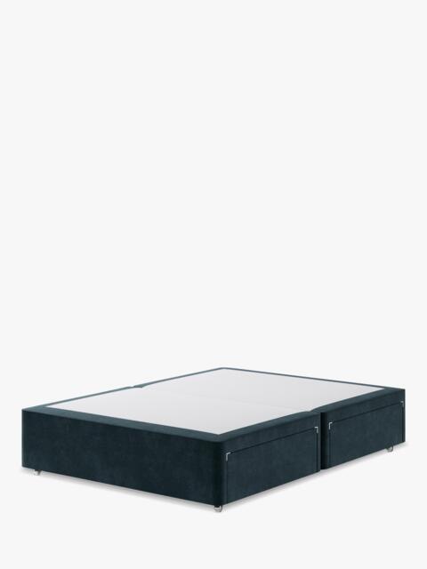 Hypnos Non-Sprung Upholstered 4 Drawer Divan Base, King Size - image 1