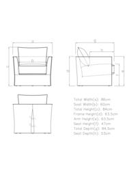 John Lewis Falmouth Loose Cover Armchair - thumbnail 6