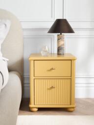 John Lewis Reed 2 Drawer Bedside Table - thumbnail 2