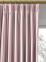 Harlequin Carnival Stripe Made to Measure Curtains or Roman Blind, Blossom - thumbnail 2