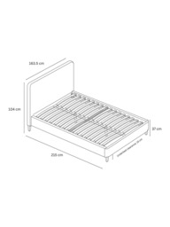 John Lewis Clyde Upholstered Bed Frame, King Size - thumbnail 6
