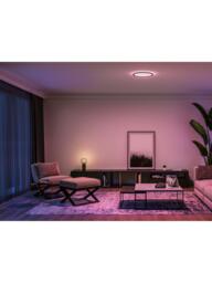 Philips Hue Tento Smart White & Colour Ambience Slim Medium Wall/Ceiling Panel Light, Black - thumbnail 4