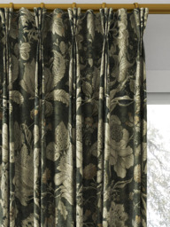Clarke & Clarke Sissinghurst Made to Measure Curtains or Roman Blind, Charcoal - thumbnail 6