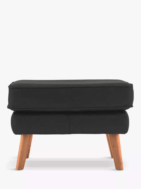 G Plan Vintage The Sixty Five Leather Footstool - image 1