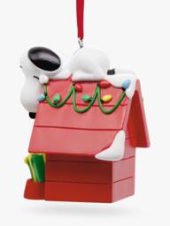 Hallmark Snoopy Dog House Bauble, Multi - thumbnail 2