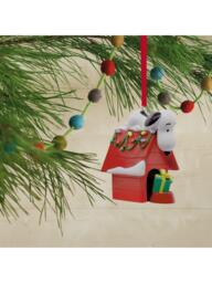 Hallmark Snoopy Dog House Bauble, Multi - thumbnail 4