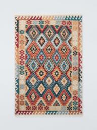 John Lewis Indira Kasak Pure Wool Rug, Multi