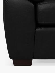 John Lewis Camden 5+ Seater RHF Chaise Corner End Leather Sofa, Dark Leg - thumbnail 6
