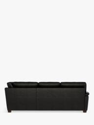 John Lewis Camden 5+ Seater RHF Chaise Corner End Leather Sofa, Dark Leg - thumbnail 4