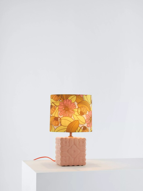 Orla Kiely Juniper Stem Ceramic Table Lamp, Light Pink - image 1