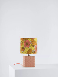 Orla Kiely Juniper Stem Ceramic Table Lamp, Light Pink - thumbnail 2