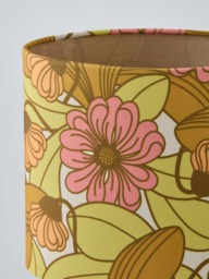 Orla Kiely Juniper Stem Ceramic Table Lamp, Light Pink - thumbnail 3