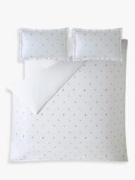 bluebellgray Daisy 200 Thread Count Embroidered Duvet Cover Set, Multi - thumbnail 6