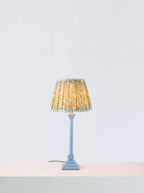 John Lewis x Sanderson Dallimore Scallop Table Lamp, Blue - image 1