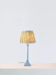 John Lewis x Sanderson Dallimore Scallop Table Lamp, Blue - thumbnail 1